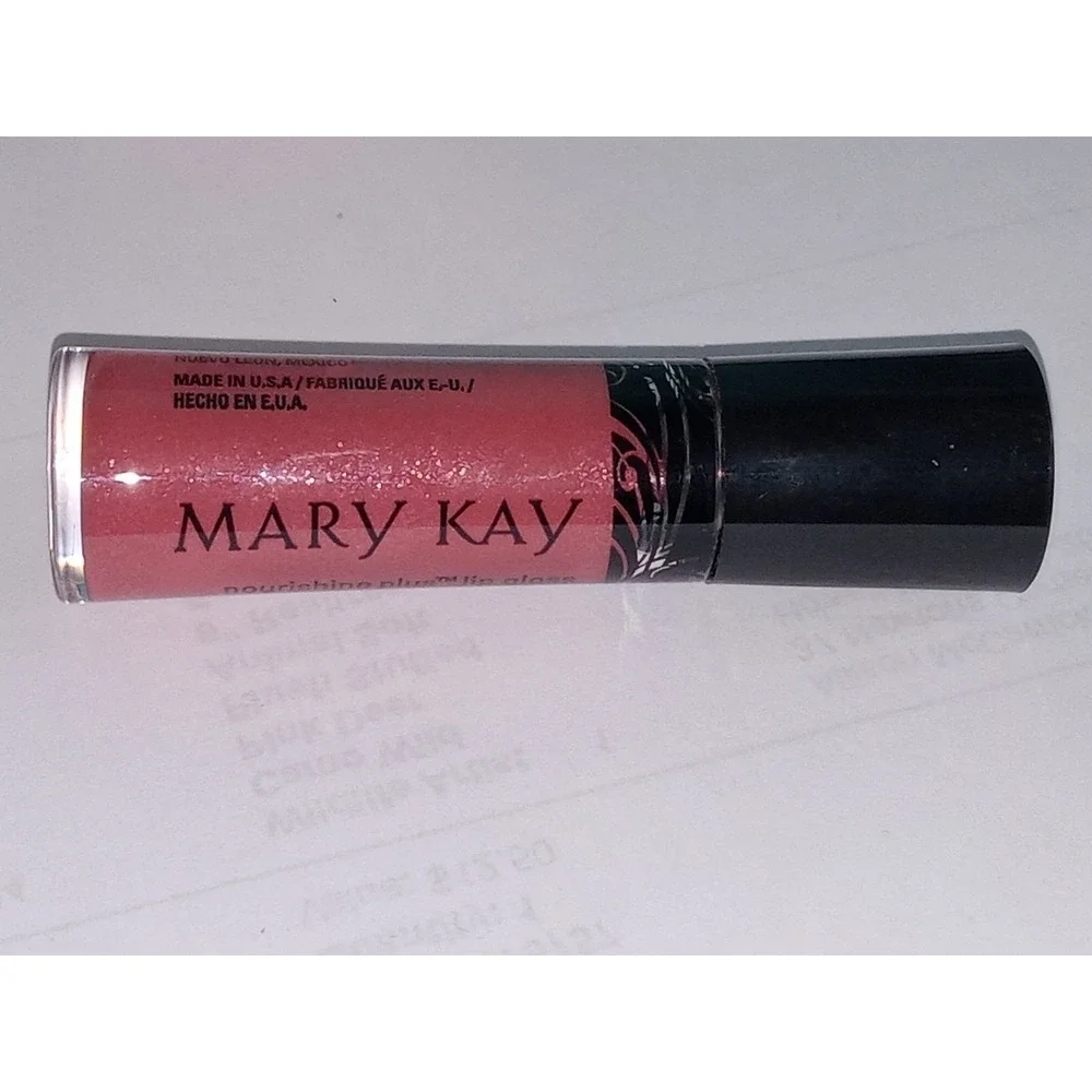 Mary Kay  Nourishine Plus Lip Gloss Pink Luster .15‎ fl oz 047941 NIB